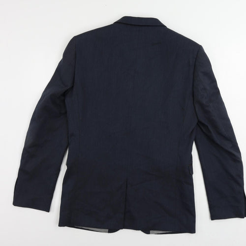 NEXT Mens Blue Polyester Jacket Suit Jacket Size 38 Regular