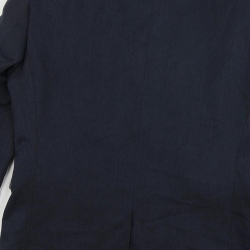 NEXT Mens Blue Polyester Jacket Suit Jacket Size 38 Regular