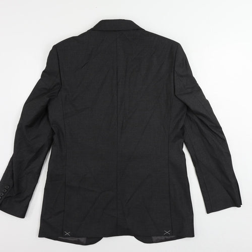 Marks and Spencer Mens Grey Polyester Jacket Suit Jacket Size 40 Regular