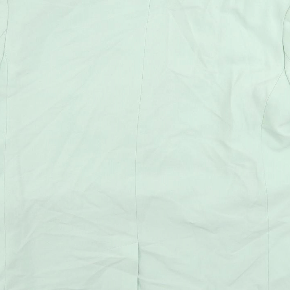 Marks and Spencer Womens Green Jacket Blazer Size 12 Button