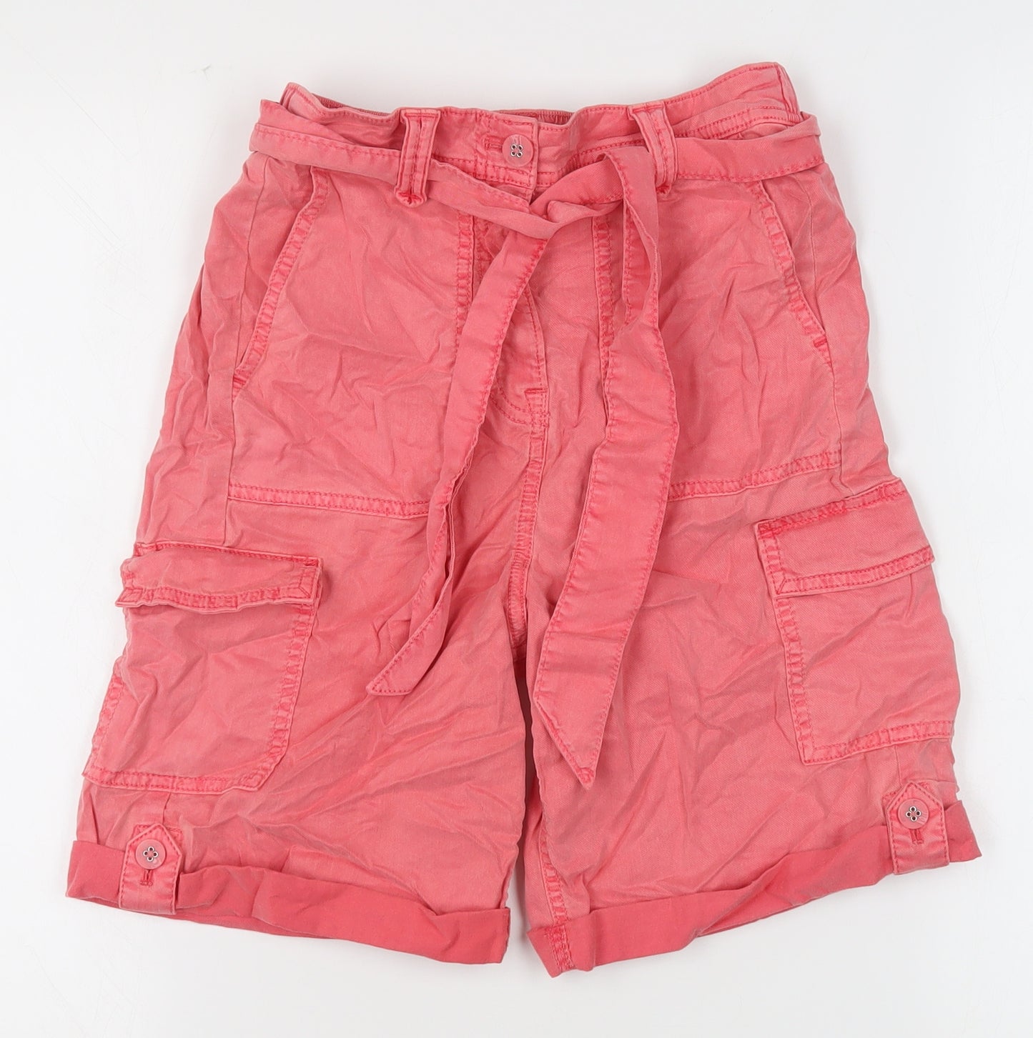 Marks and Spencer Women’s Pink Cargo Shorts Size 6