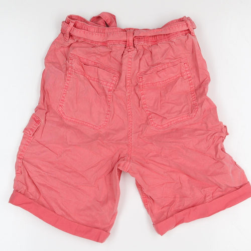 Marks and Spencer Women’s Pink Cargo Shorts Size 6