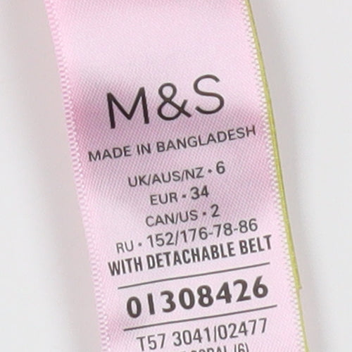 Marks and Spencer Women’s Pink Cargo Shorts Size 6
