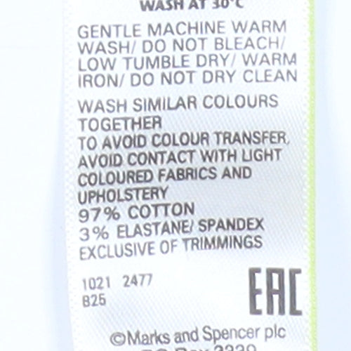 Marks and Spencer Women's Beige Chino Trousers Size 20