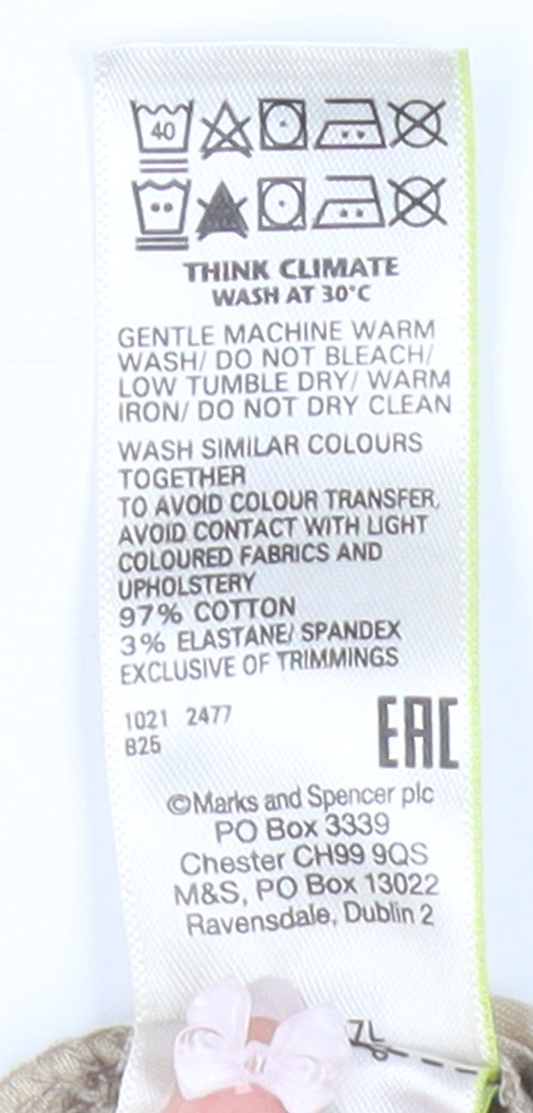 Marks and Spencer Women's Beige Chino Trousers Size 20