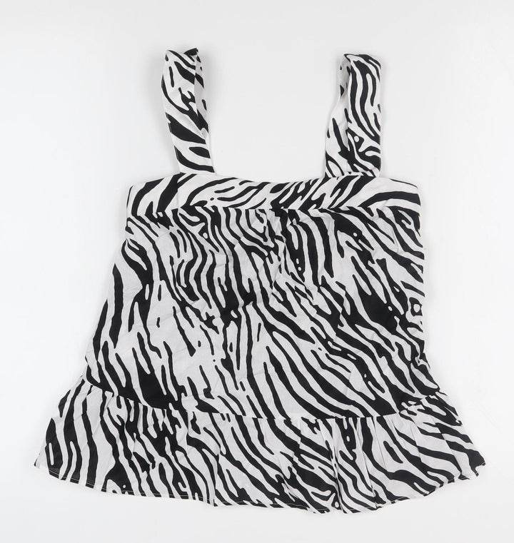 Marks and Spencer Women's Multicoloured Zebra Print Tank