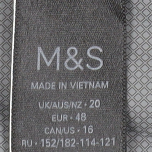 Marks and Spencer Black Jacket Unisex Size 20