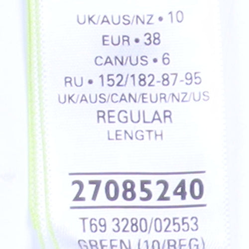 Marks and Spencer Women's Green Pleated Midi Skirt