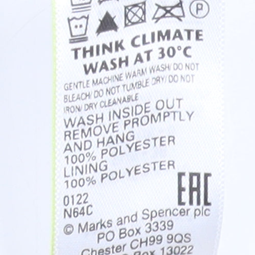 Marks and Spencer Women's Green Pleated Midi Skirt