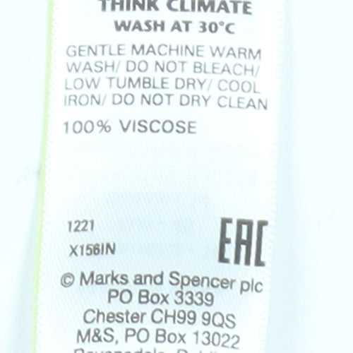 Marks and Spencer Women's Pink Peasant Skirt Floral 18