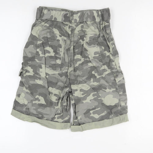 Marks and Spencer Women Grey Cargo Shorts, Size 6