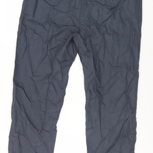 Marks and Spencer Unisex Blue Chino Trousers Size 40 Regular