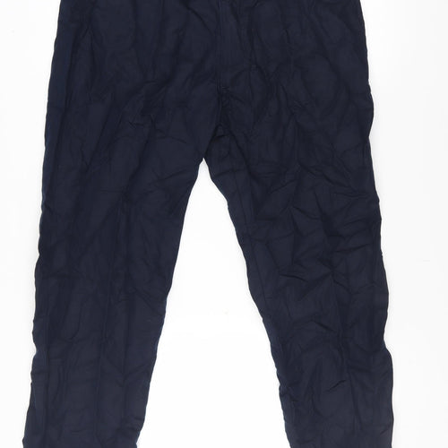 Marks and Spencer Blue Chino Trousers Size 40