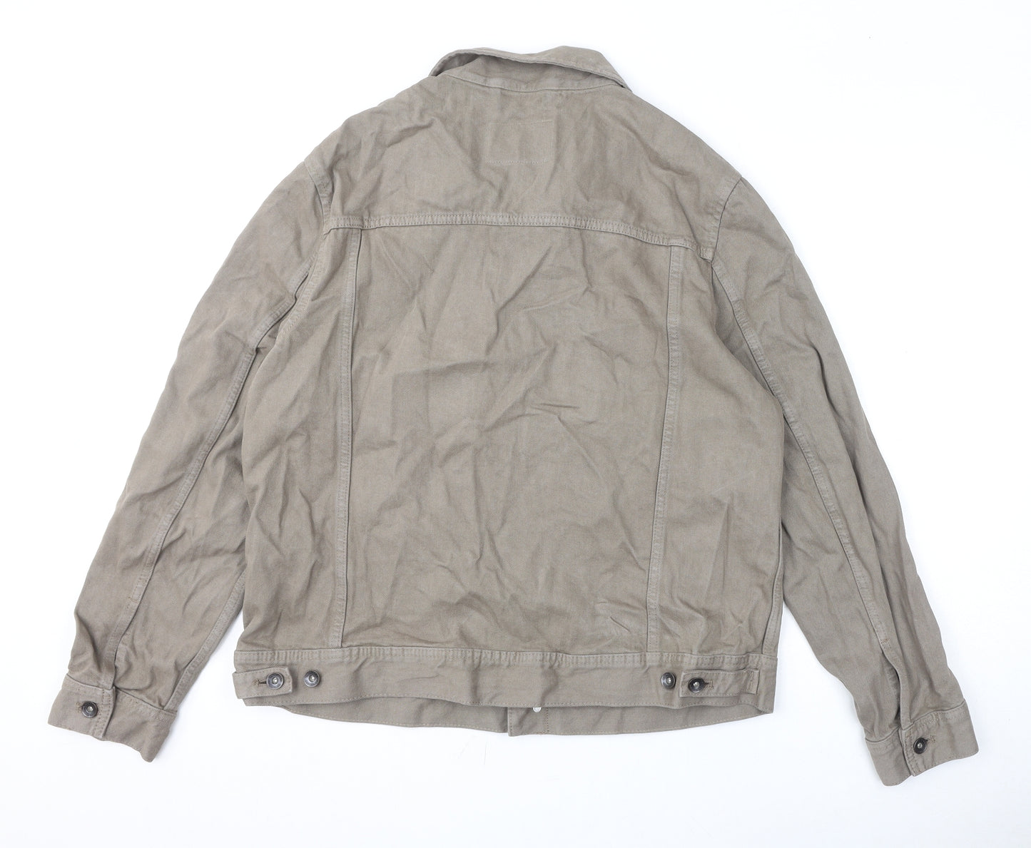 Marks and Spencer Mens Brown Jacket Size XL Button