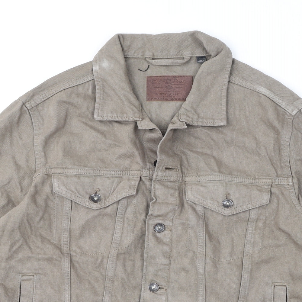 Marks and Spencer Mens Brown Jacket Size XL Button