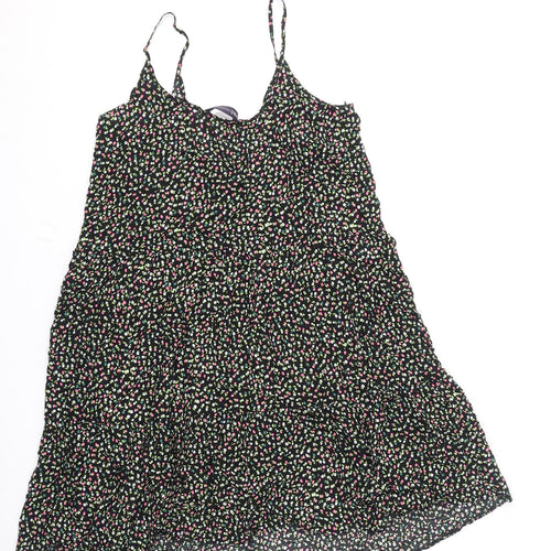 Marks and Spencer Womens Multicoloured Floral Polyester A-Line Size 12 Scoop Neck Pullover
