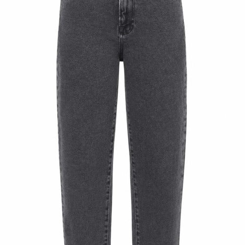 Stradivarius Womens Grey Cotton Straight Jeans Size 8 L25 in Regular Zip