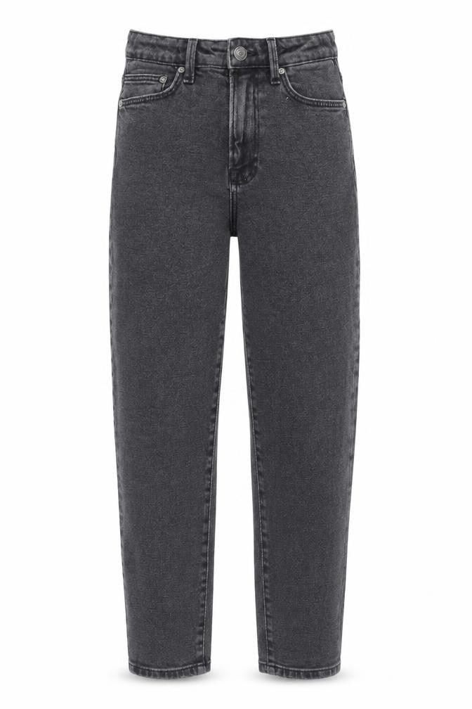 Stradivarius Womens Grey Cotton Straight Jeans Size 8 L25 in Regular Zip