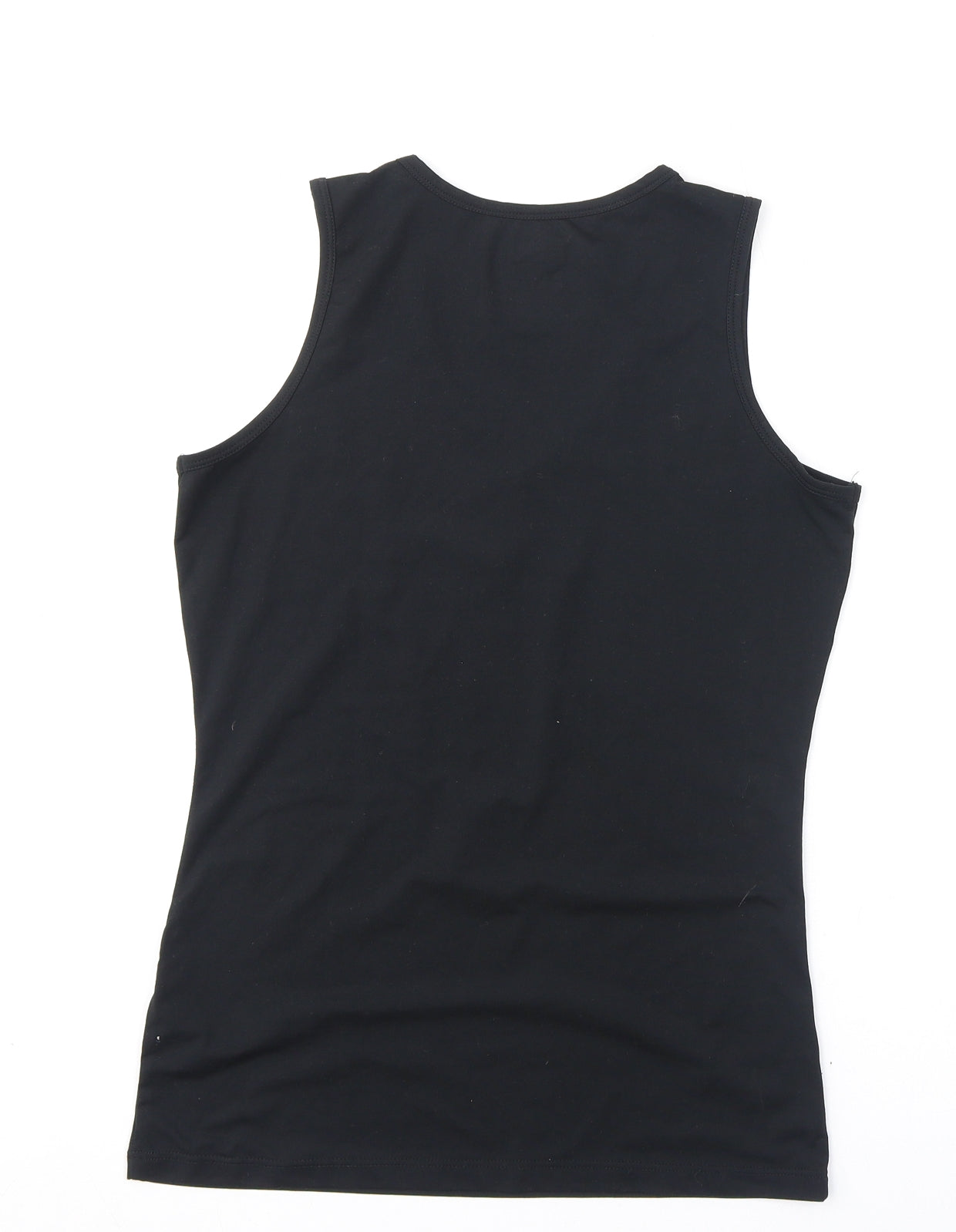 32 Degrees Womens Black Polyester Basic Tank Size M V-Neck Pullover