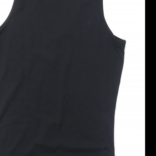 32 Degrees Womens Black Polyester Basic Tank Size M V-Neck Pullover