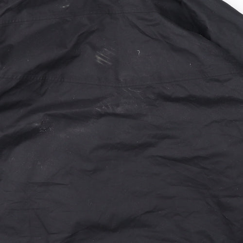 Jack Murphy Mens Black Rain Coat Coat Size XL Zip