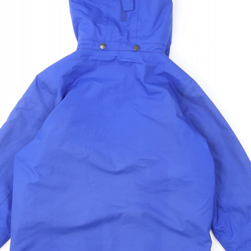 TOG24 Boys Blue Rain Coat Coat Size 9-10 Years Zip - All Terrain