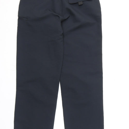 Peter Storm Boys Black Polyester Windbreaker Trousers Size 11-12 Years L24 in Regular Zip