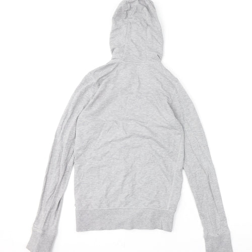 Indigo Girls Grey Cotton Full Zip Hoodie Size 10 Years Zip