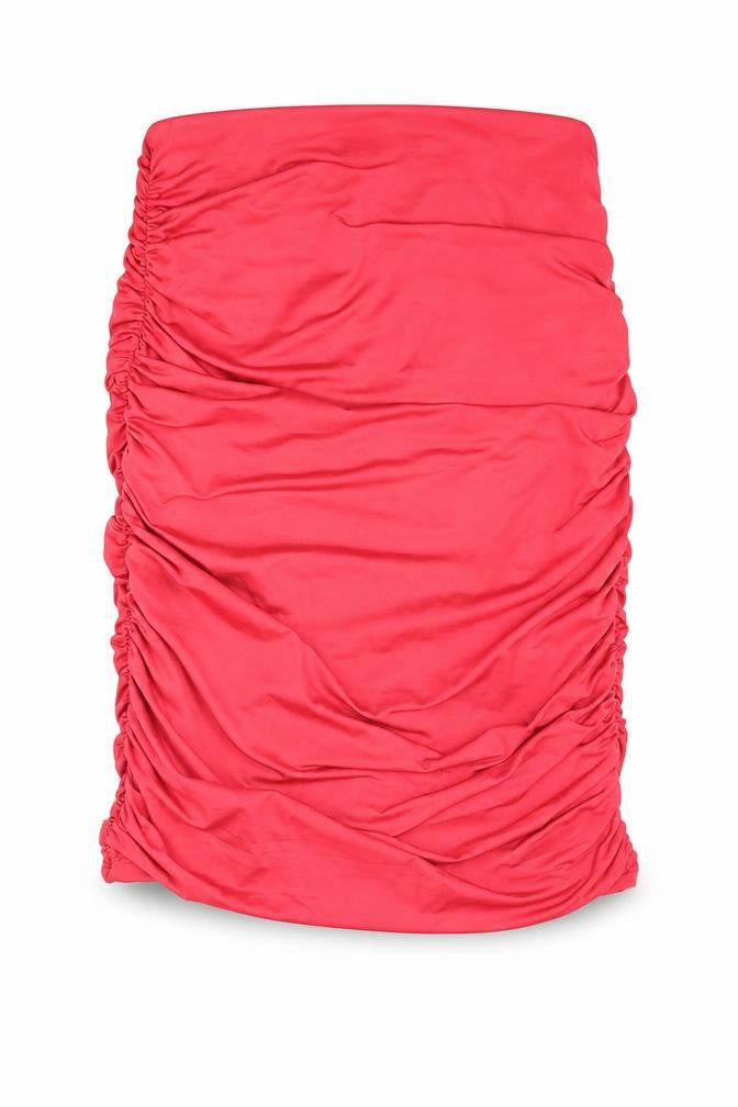 Oh Polly Womens Pink Polyester Bandage Skirt Size 4 - Rouched
