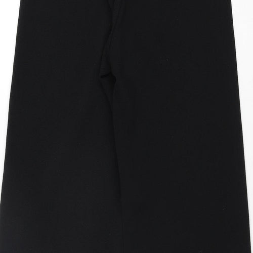I SAW IT FIRST Womens Black Polyester Trousers Size 8 L32 in Regular - Belted