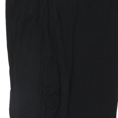 Maine Womens Black Viscose Harem Trousers Size 22 L28 in Regular