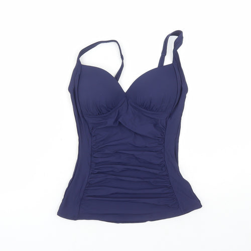 Marks and Spencer Womens Blue Polyester Top Size 10