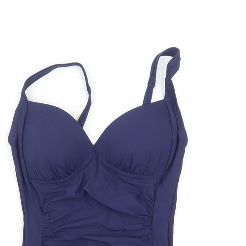 Marks and Spencer Womens Blue Polyester Top Size 10