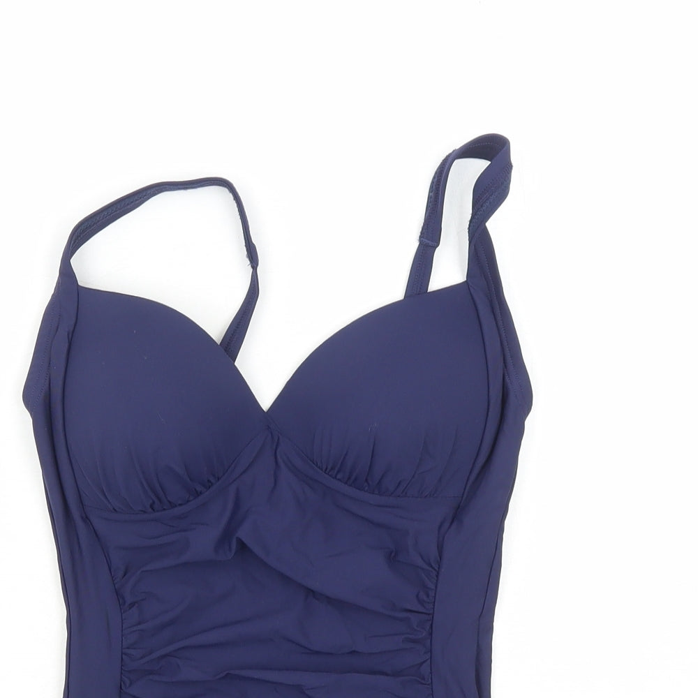 Marks and Spencer Womens Blue Polyester Top Size 10