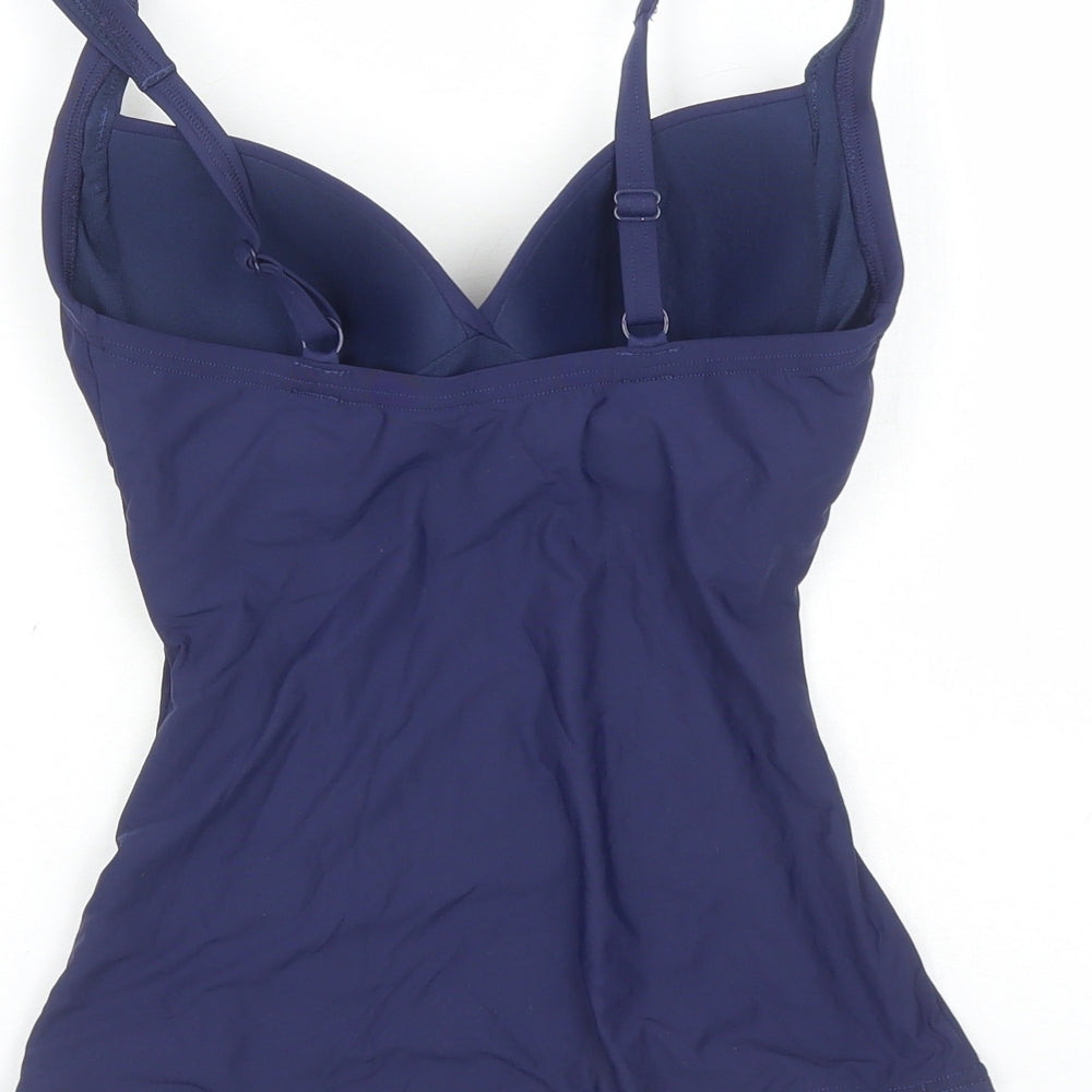 Marks and Spencer Womens Blue Polyester Top Size 10