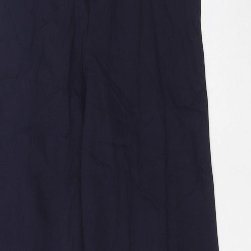 Marks and Spencer Womens Blue Cotton Sweatpants Trousers Size 6 L23 in Regular