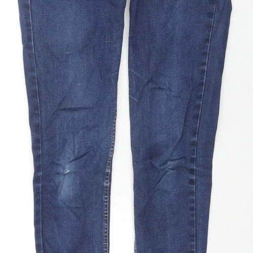 Levi's Womens Blue Cotton Skinny Jeans Size 27 in L30 in Slim Zip