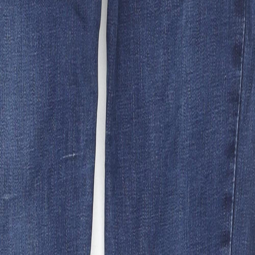 Levi's Womens Blue Cotton Skinny Jeans Size 27 in L30 in Slim Zip