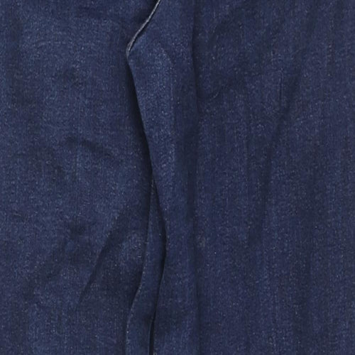 Principles Womens Blue Cotton Bootcut Jeans Size 12 L25 in Regular Zip