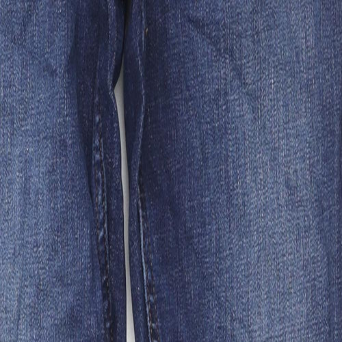 Yes Friends. Mens Blue Cotton Skinny Jeans Size 32 in L30 in Regular Zip