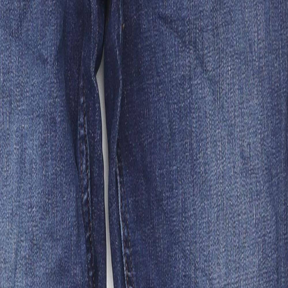 Yes Friends. Mens Blue Cotton Skinny Jeans Size 32 in L30 in Regular Zip