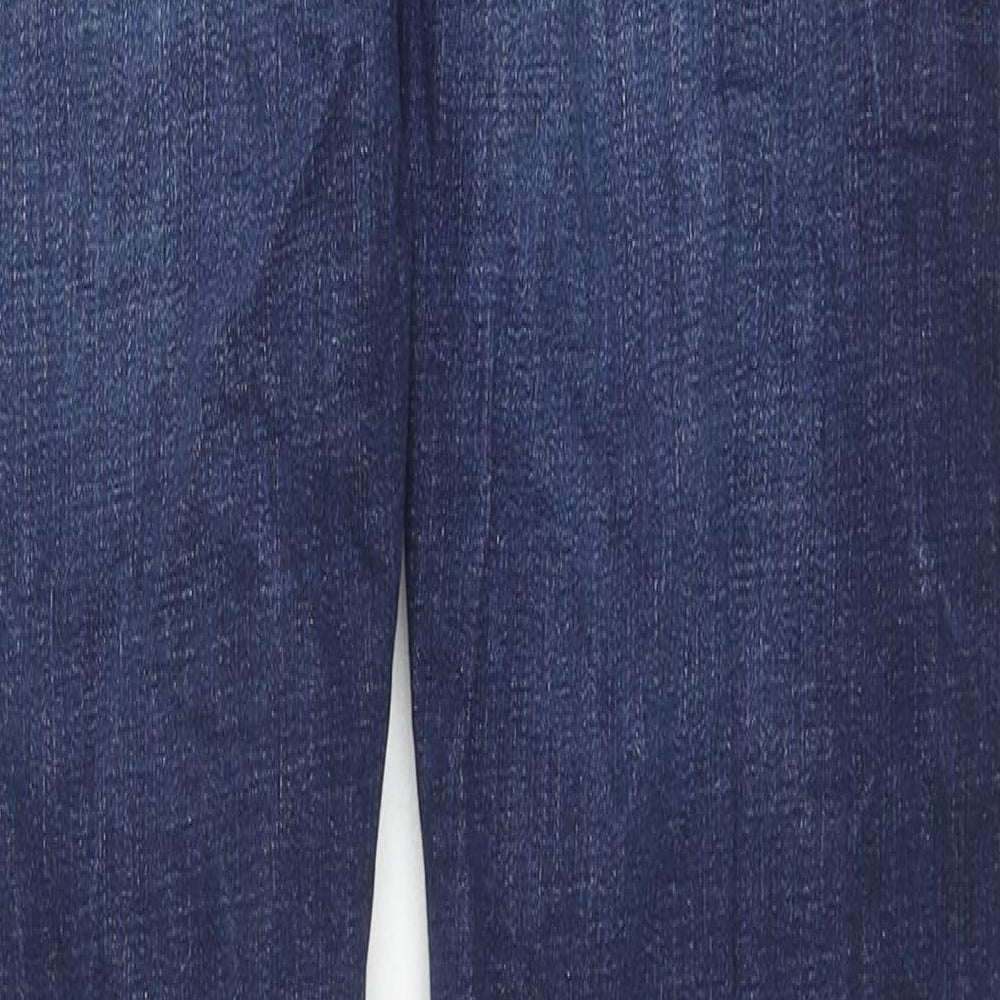 Yes Friends. Mens Blue Cotton Skinny Jeans Size 32 in L30 in Regular Zip