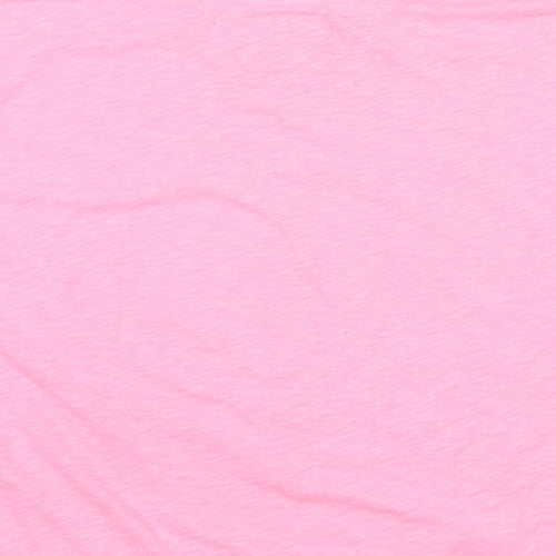 Superdry Womens Pink Polyester Pullover Sweatshirt Size M Pullover - Logo