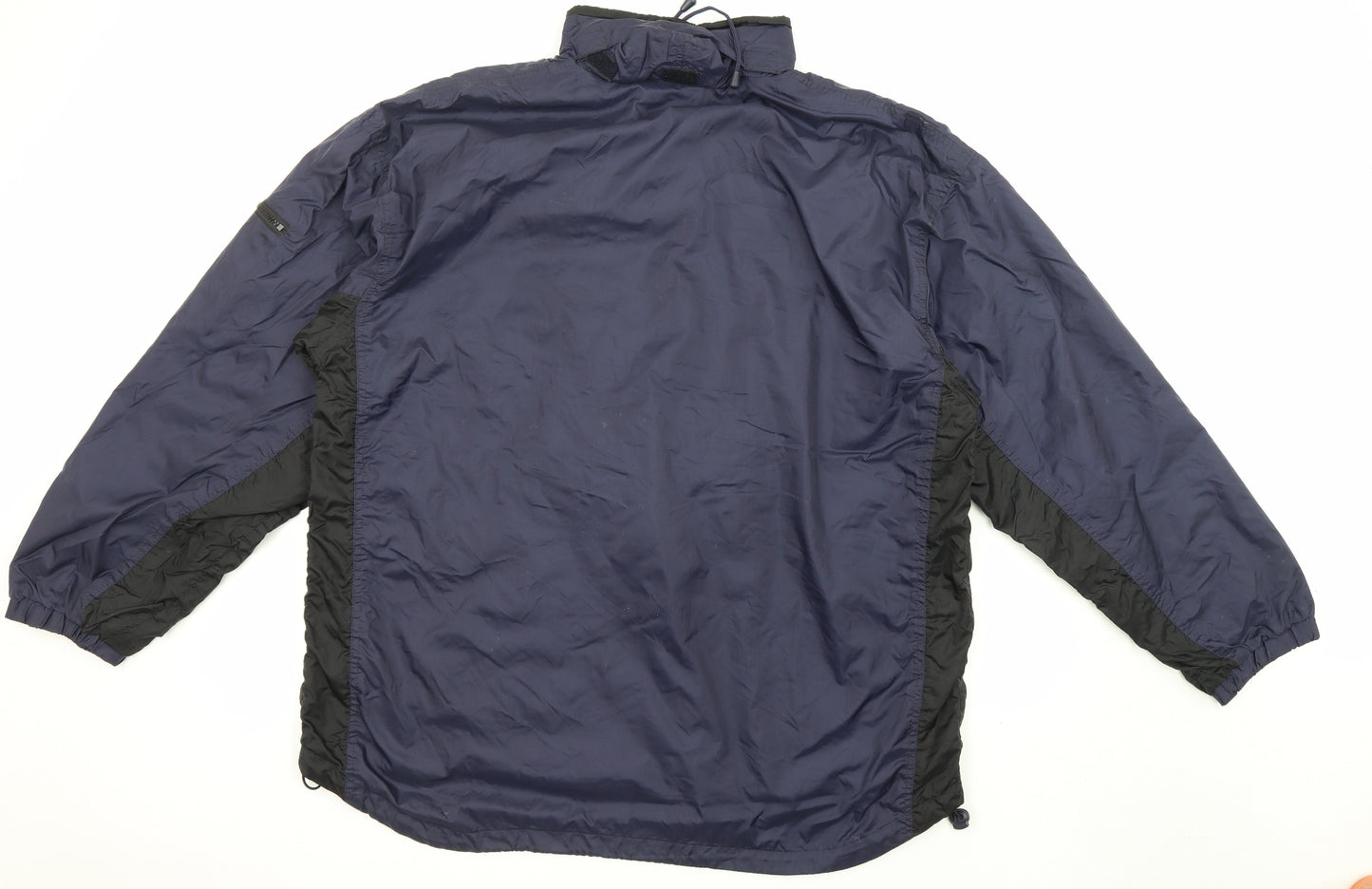 Papini Mens Blue Jacket Poncho Size 2XL Zip