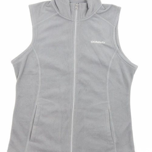 Donnay Womens Grey Gilet Jacket Size 12 Zip