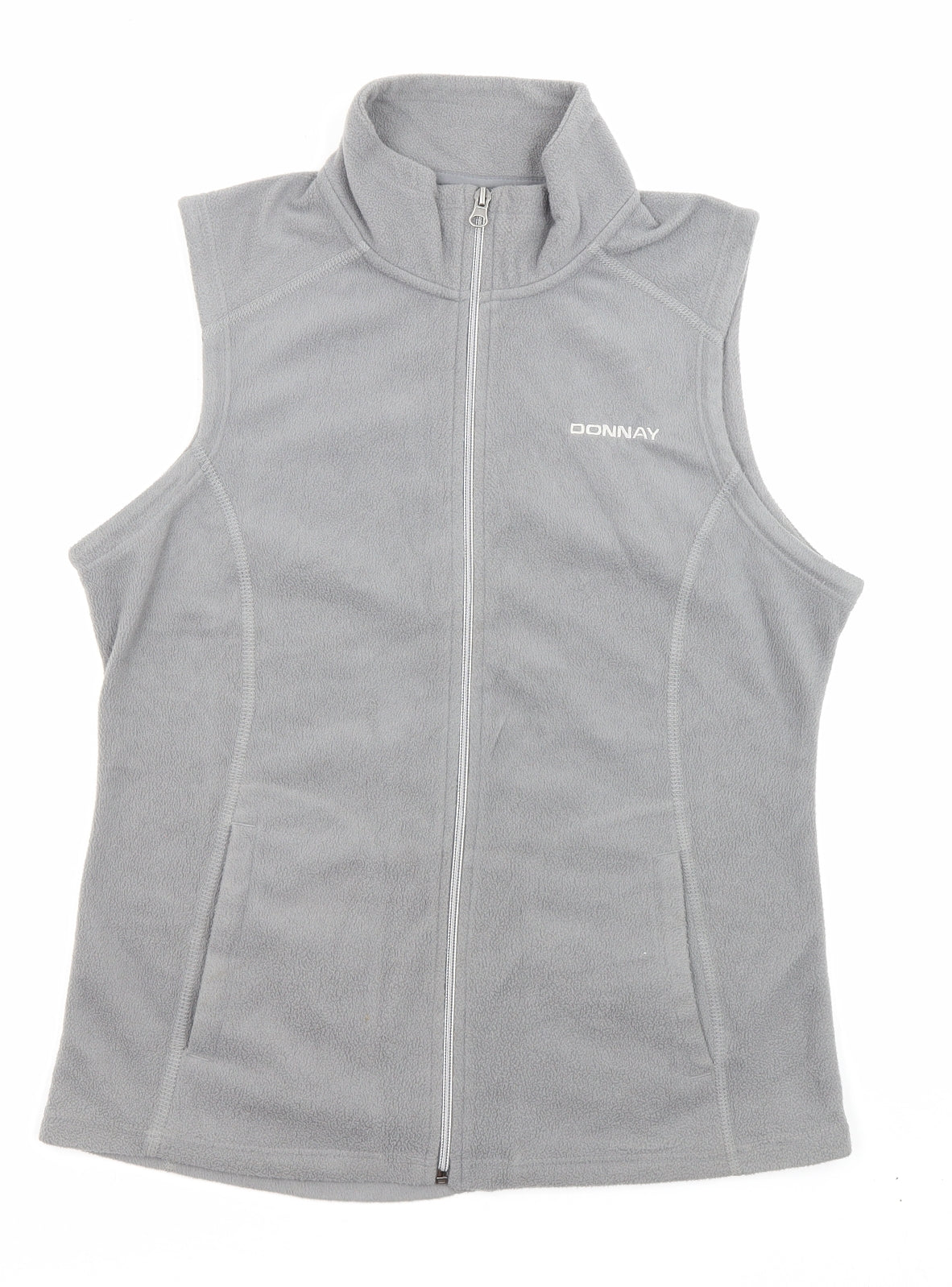 Donnay Womens Grey Gilet Jacket Size 12 Zip
