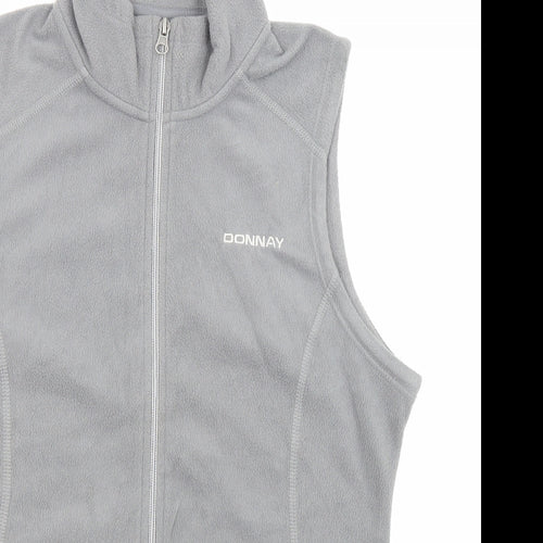Donnay Womens Grey Gilet Jacket Size 12 Zip