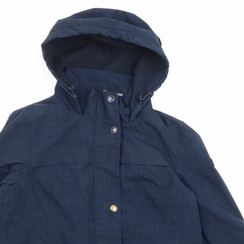 Maine Womens Blue Jacket Size 10 Zip
