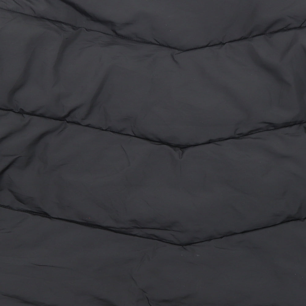 ASOS Womens Black Puffer Jacket Jacket Size XL Zip