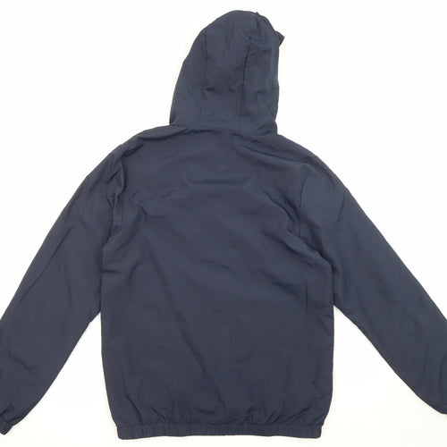 McKenzie Mens Blue Windbreaker Jacket Size S Zip